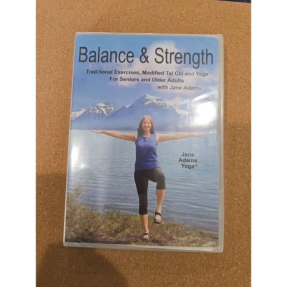 BALANCE & STRENGTH EXERCISES FOR SENIORS DVD - 2016, JANE ADAMS -NEW/SEALED